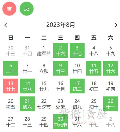 安床吉日2023